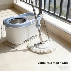 Quick-Dry Lazy Spin Mop & Bucket Set