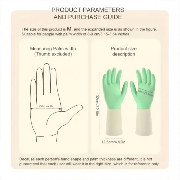 42820841-0bab-454c-a72e-7ba3d725520a.jpg Reusable Dishwashing & Household Cleaning Gloves – 1 Pair