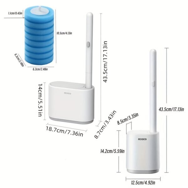 Wall-Mounted Toilet Brush Holder