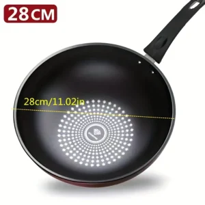 German Diamond Non-Stick Stir-Fry Pan