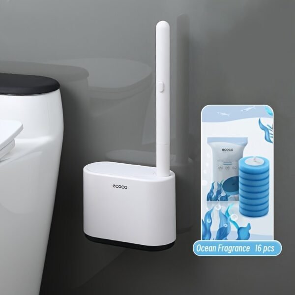 Wall-Mounted Toilet Brush Holder