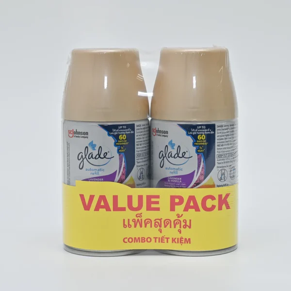 Glade Automatic Spray Refill Lavender & Vanilla Twin Pack 175g