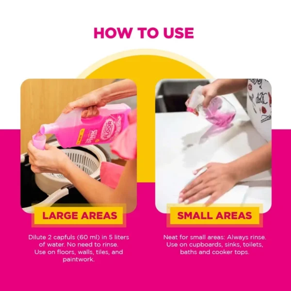 The Pink Stuff Miracle All-Purpose Floor Cleaner 1L