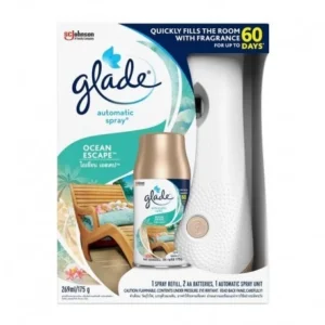 Glade Auto Ocean Escape 3-in-1 Air Freshener 175g
