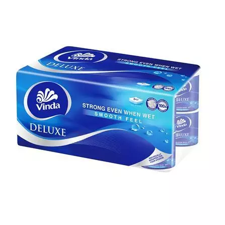 Vinda Deluxe Smooth Feel Toilet Tissue – 16 Rolls